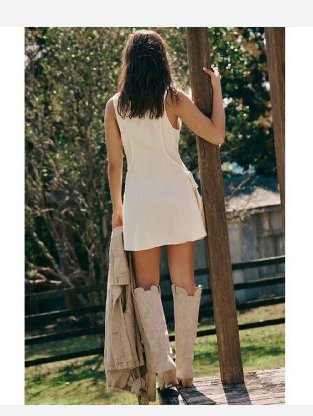 NWT Free People Forever Fancy Mini Dress. Medium - Picture 4 of 10